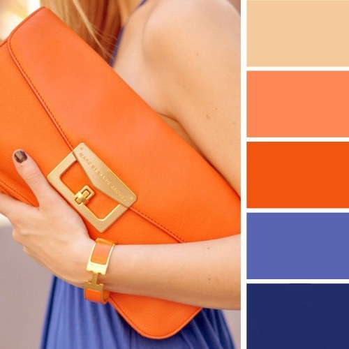 orange purse