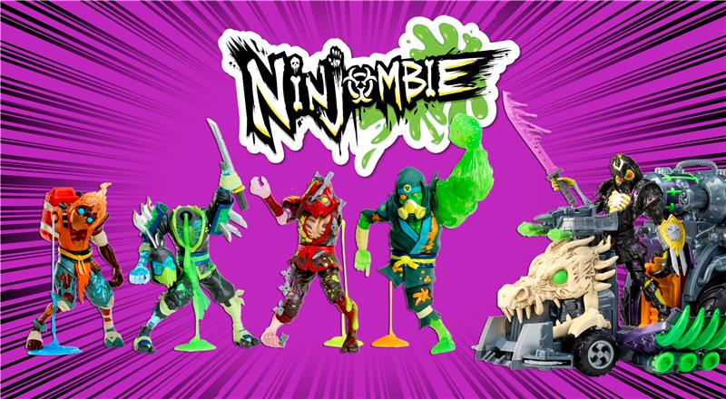 MGA Entertainment Unleashes Ninjombie™: Ninjas, Zombies, and Slime Collide in Explosive New Boys Action Franchise